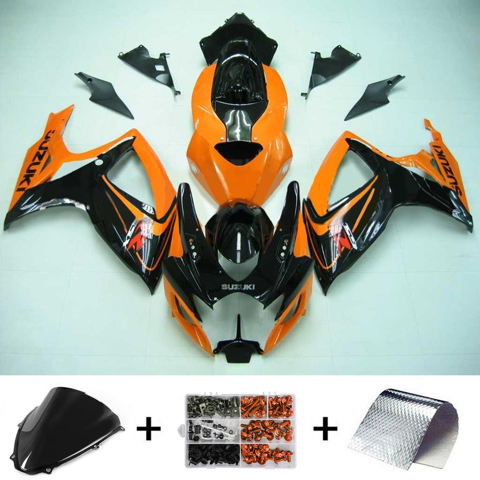 2006-2007 スズキ GSXR 600/750 K6 Amotopart インジェクションフェアリングキット ボディワーク プラスチック ABS #179