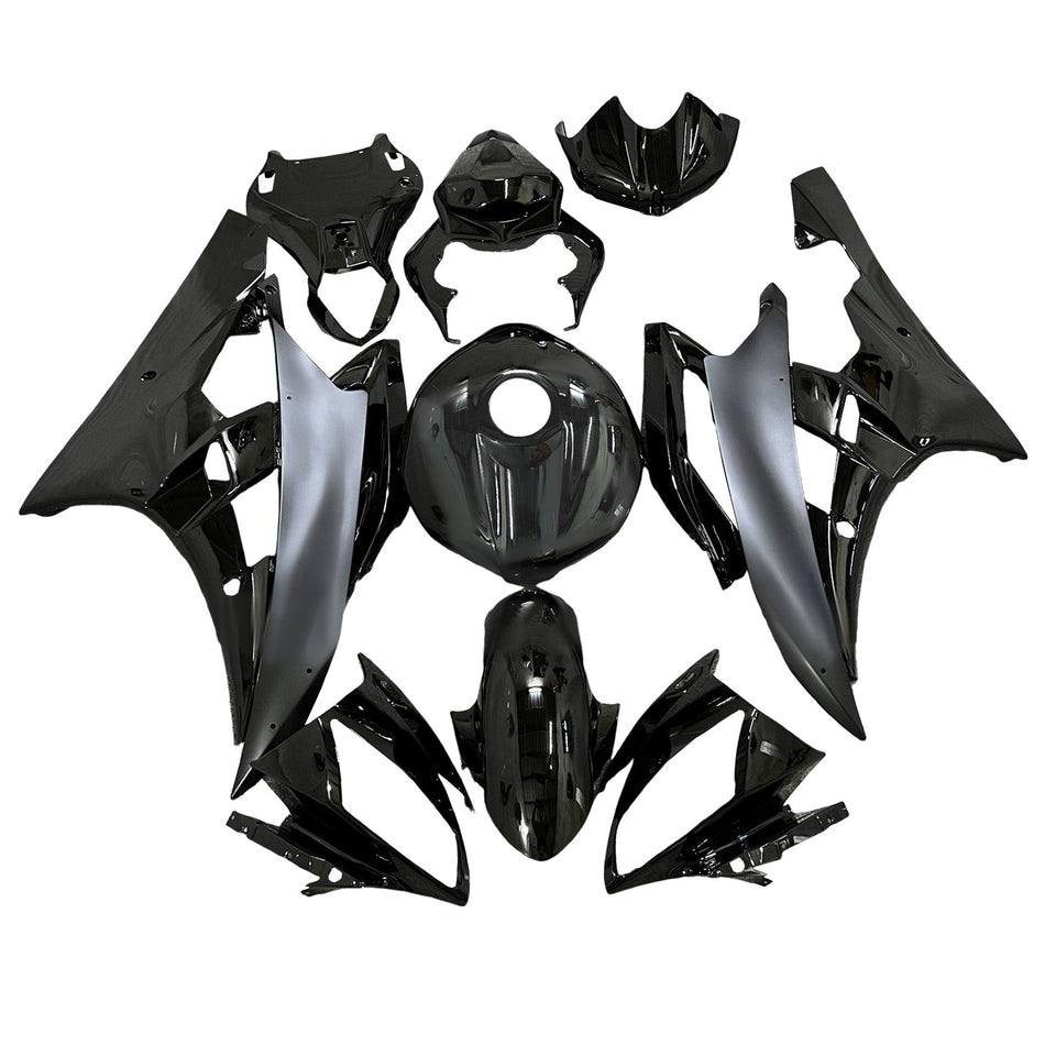インジェクションフェアリングキット ボディワーク プラスチック ABS ヤマハ YZFR6 YZF-R6 2006-2007用