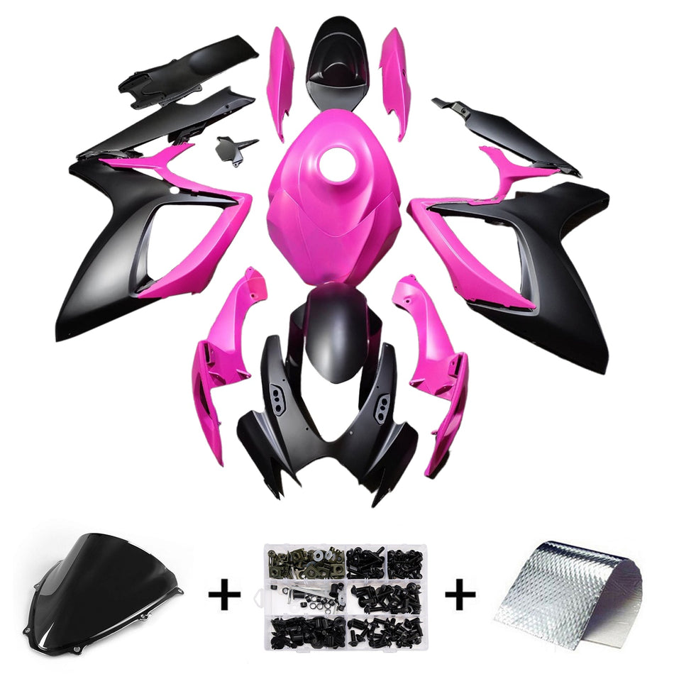 スズキ GSXR 600/750 2006-2007 K6 用 インジェクションフェアリングキット ボディワーク プラスチック ABS