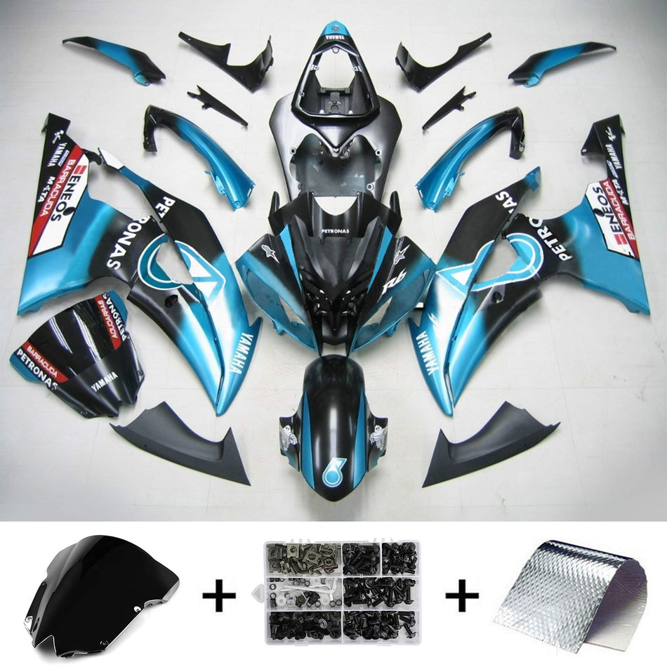 2008-2016 ヤマハ YZF 600 R6 インジェクションフェアリングキット ボディワーク プラスチック ABS #160