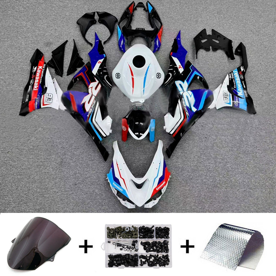 インジェクションフェアリングキット ボディワーク プラスチック ABS カワサキ ZX-6R 2024-2025 に適合