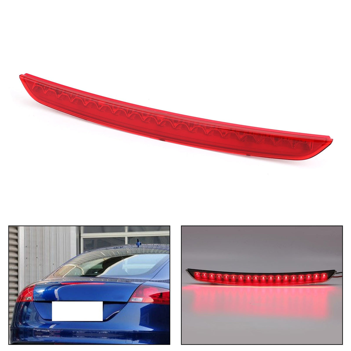 8J0945097 Rear LED Third 3RD Brake Light Stop Lamp For Audi MK2 TT 2007-2014