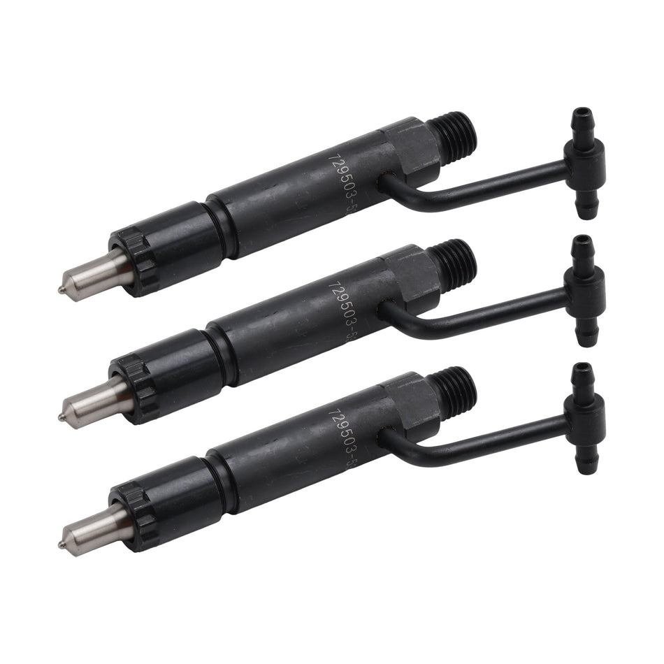ヤンマー3TNE84、3TNE88、4TNE84、ジョンディア用燃料インジェクター3個セット 729503-53100
