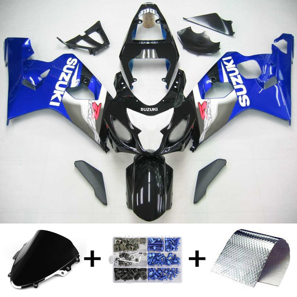 2004-2005 スズキ GSXR 600/750 K4 Amotopart インジェクションフェアリングキット ボディワーク プラスチック ABS #114
