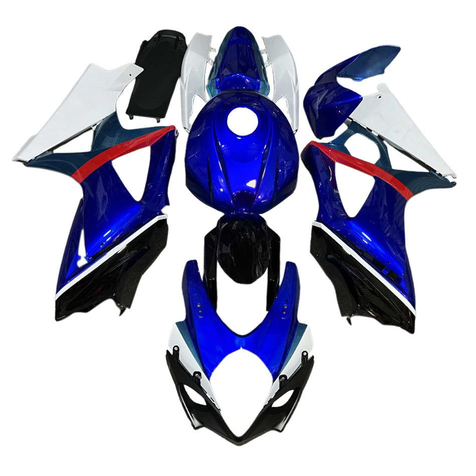スズキ GSXR1000 2007-2008 K7 用 インジェクションフェアリングキット ボディワーク プラスチック ABS