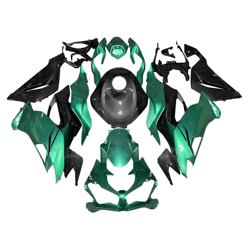 インジェクションフェアリングキット ボディワーク プラスチック ABS カワサキ ZX6R 2019-2023 に適合