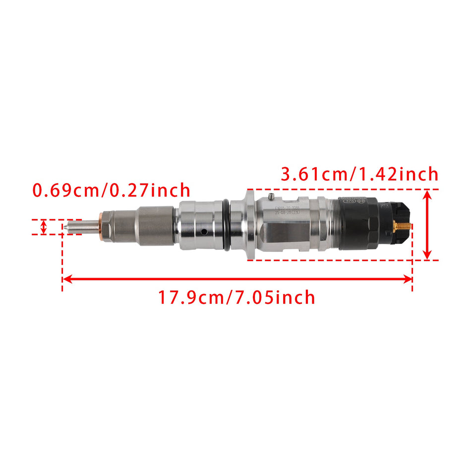 ダッジ ラム 13-18 6.7L 用 燃料インジェクター 6個 4994925 0445120342 0986435621