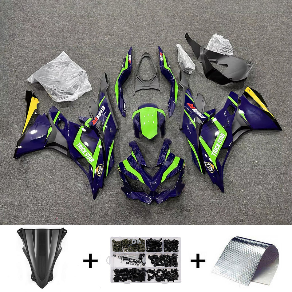 カワサキ Ninja ZX-25R ZX-4R ZX-4RR 2019-2025 に適合するインジェクションフェアリングキット