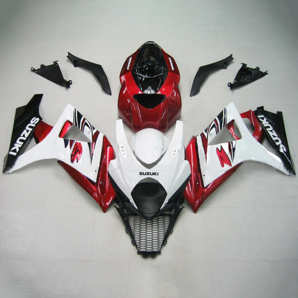 2007-2008 スズキ GSXR1000 K7 Amotopart インジェクションフェアリングキット ボディワーク プラスチック ABS #130