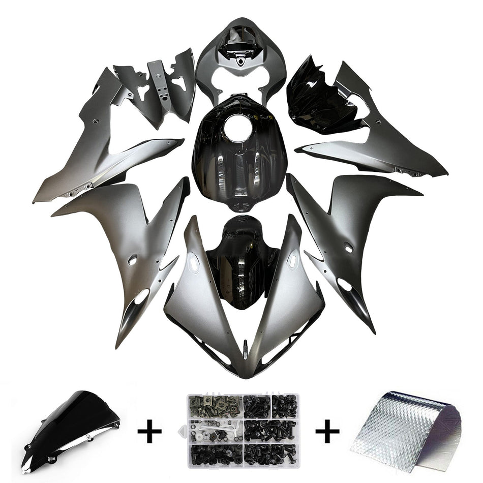 インジェクションフェアリングキット ボディワーク プラスチック ABS ヤマハ YZFR1 YZF-R1 2004-2006用