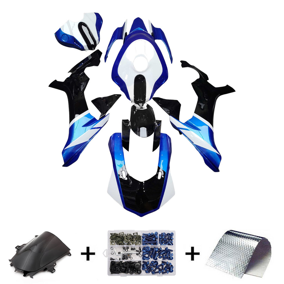 インジェクションフェアリングキット ボディワーク プラスチック ABS ヤマハ YZFR1 YZF-R1 2015-2019用