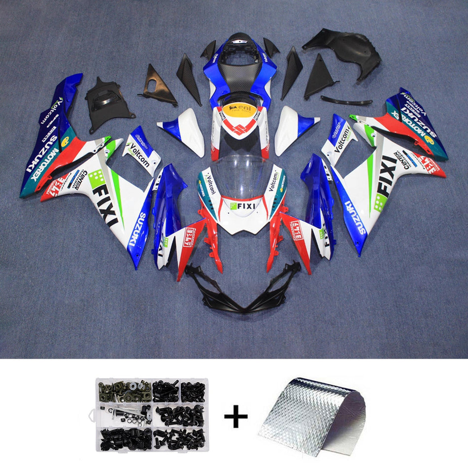 インジェクションフェアリングキット ボディワーク プラスチック ABS スズキ GSXR 600/750 2011-2026 K11用
