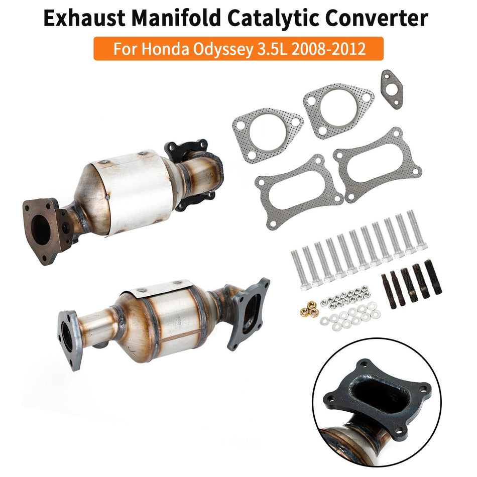 2009-2015 ホンダ パイロット 3.5L 45131 45132 触媒コンバーター バンク 1 &amp; バンク 2