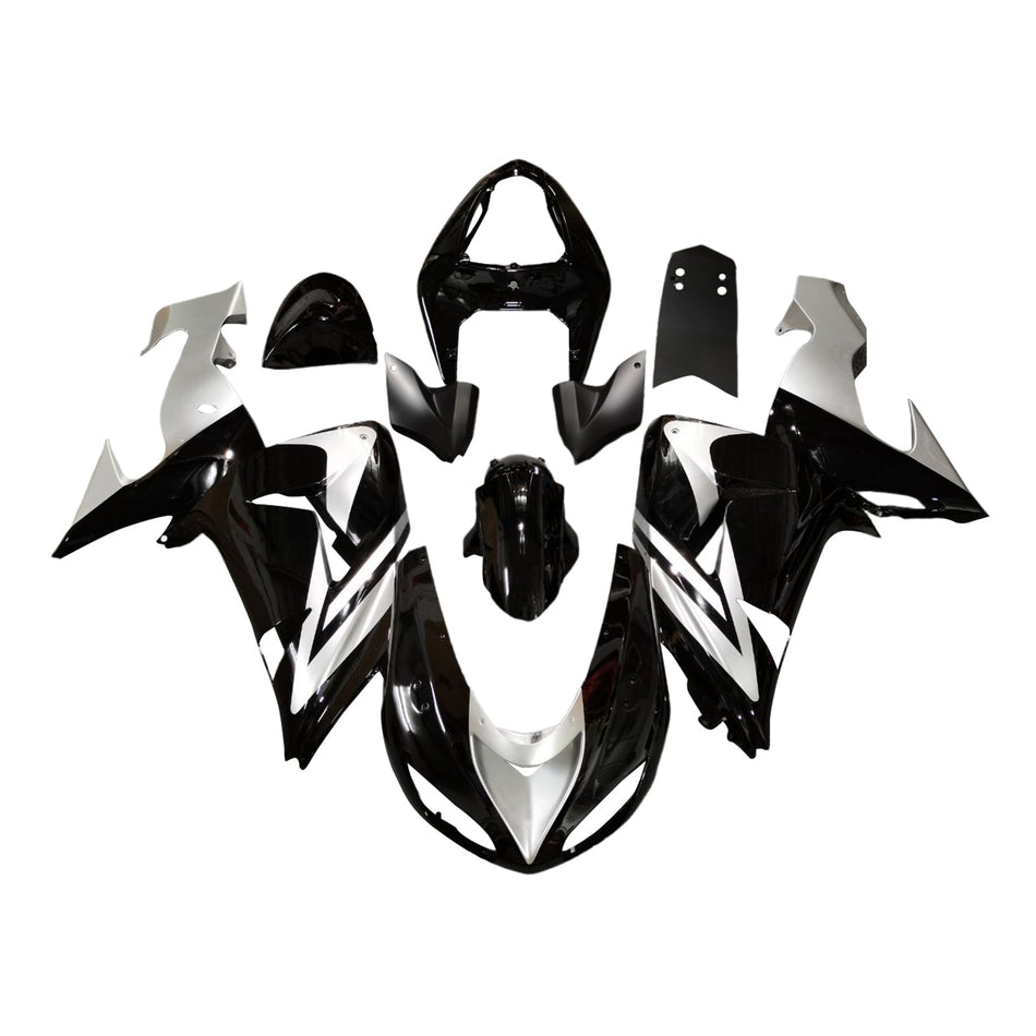 インジェクションフェアリングキット ボディワーク プラスチック ABS カワサキ ZX10R 2006-2007 に適合