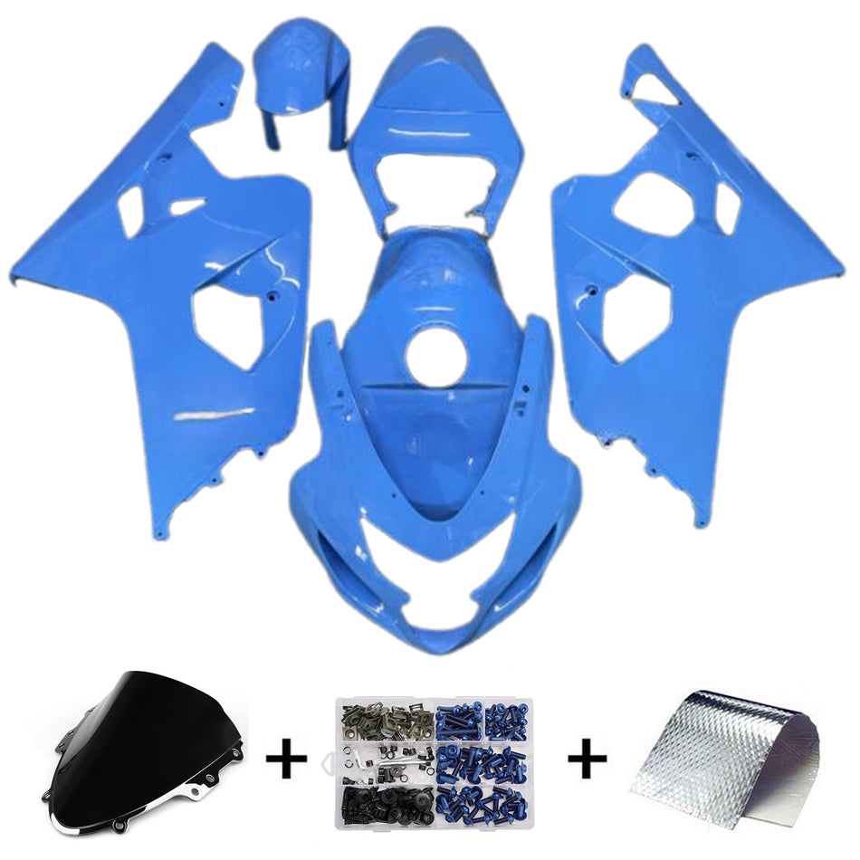 スズキ GSXR 600/750 2004-2005 K4 用 インジェクションフェアリングキット ボディワーク プラスチック ABS