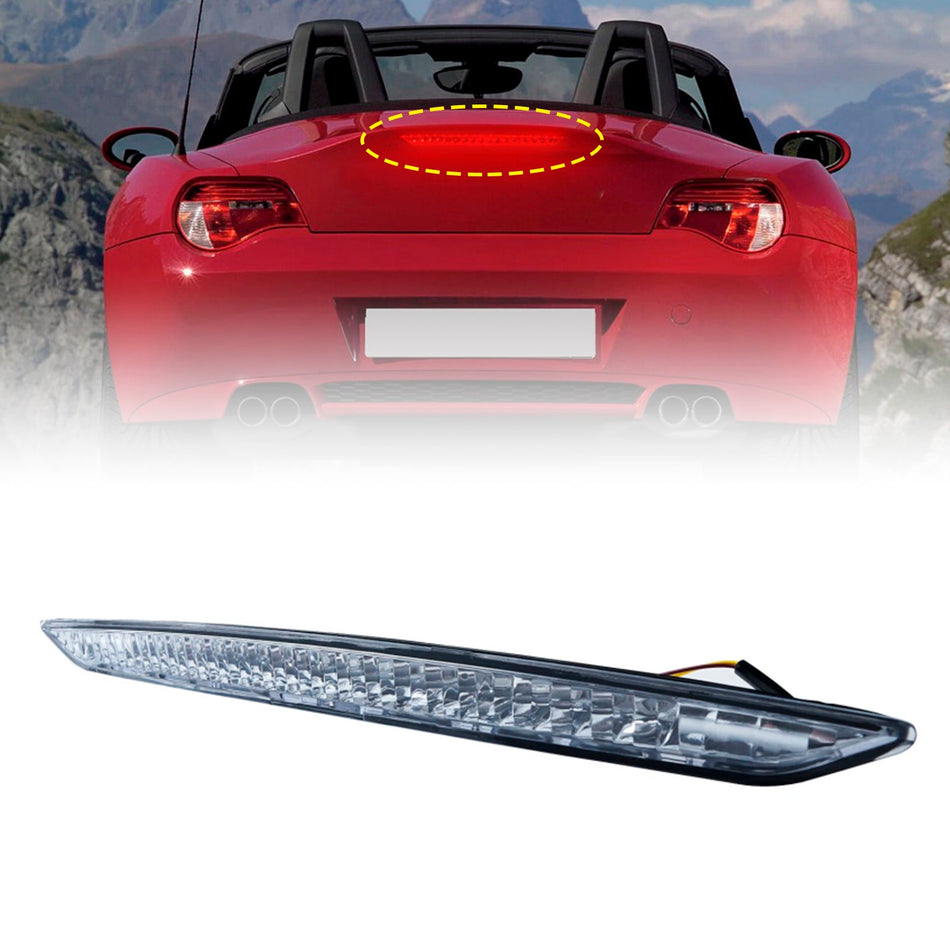 BMW Z4 E85 2002-2008用クリアレンズLEDリアハイレベルサードストップブレーキライト