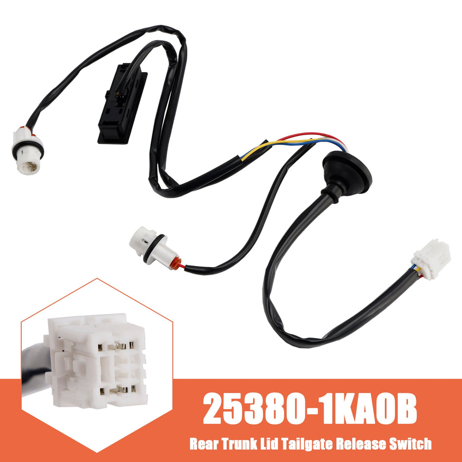 日産ジューク 2011-2015 用 リアトランクリッド テールゲート リリーススイッチ 25380-1KA0B
