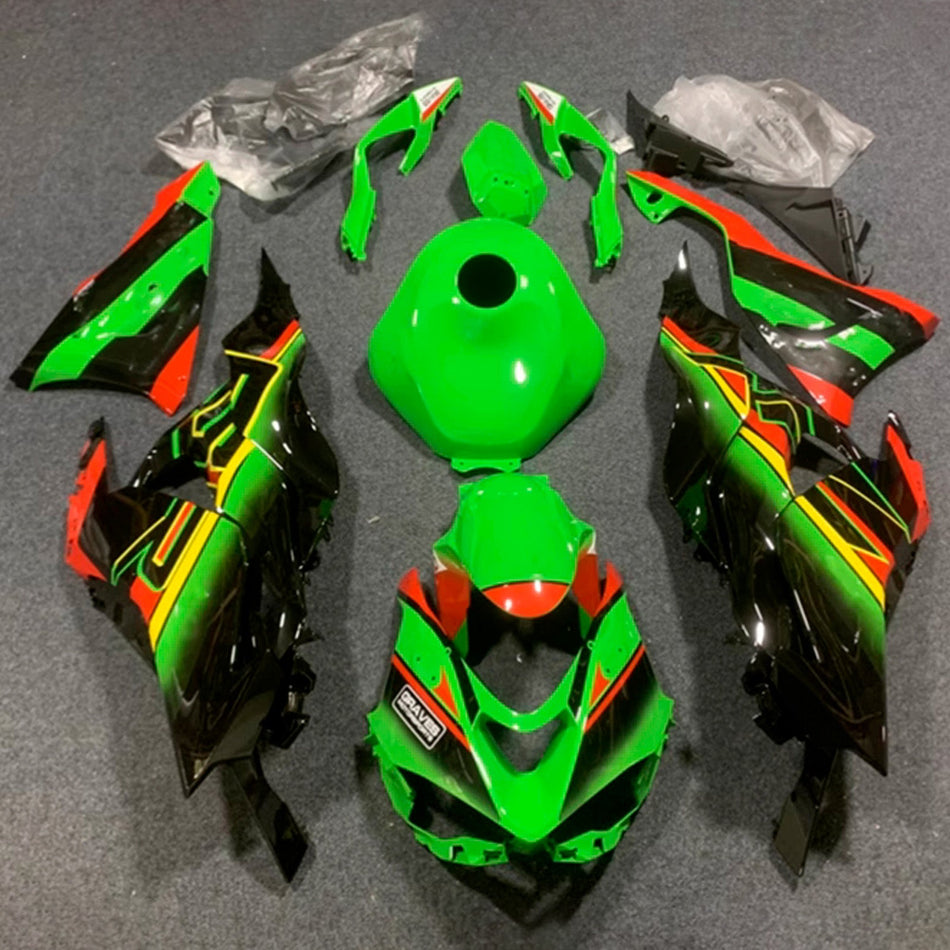 インジェクションフェアリングキット ボディワーク プラスチック ABS カワサキ ZX-6R 2024-2025 に適合