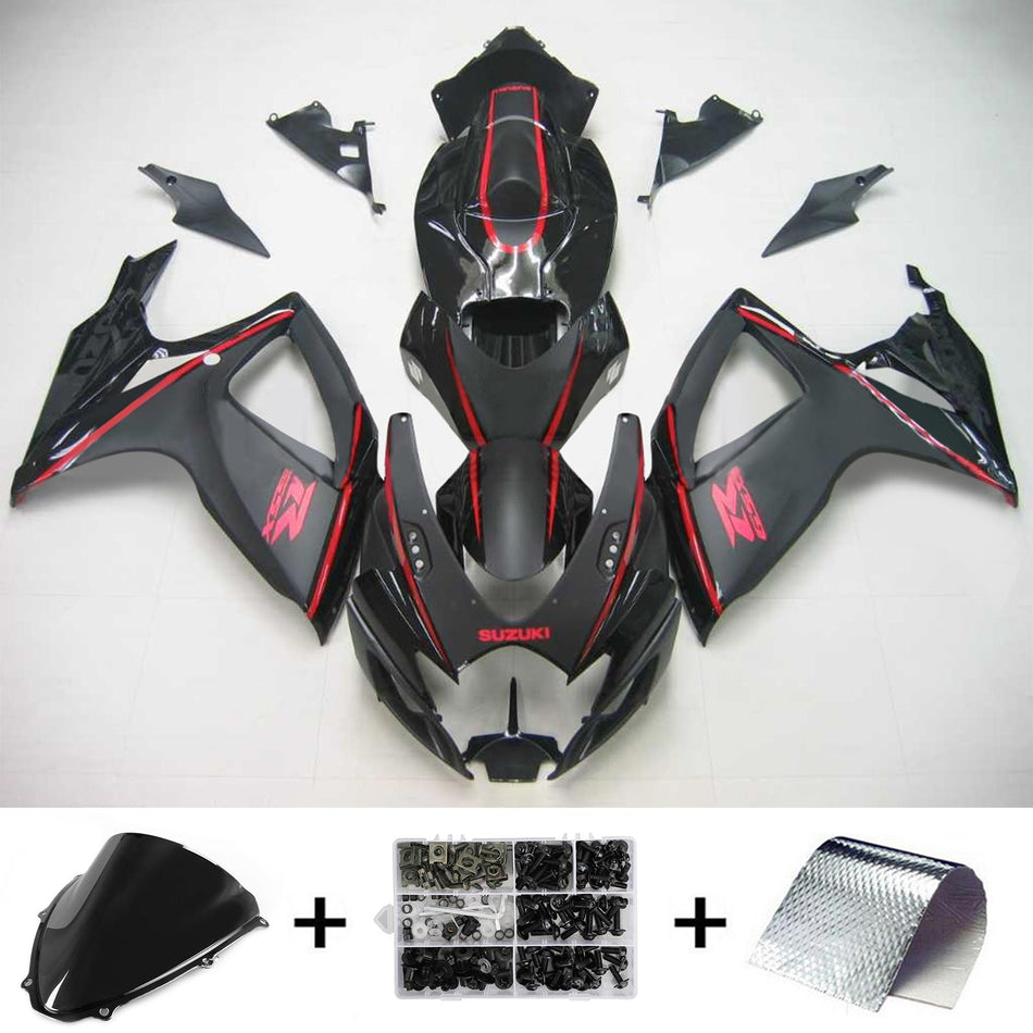 2006-2007 スズキ GSXR 600/750 K6 Amotopart インジェクションフェアリングキット ボディワーク プラスチック ABS #136