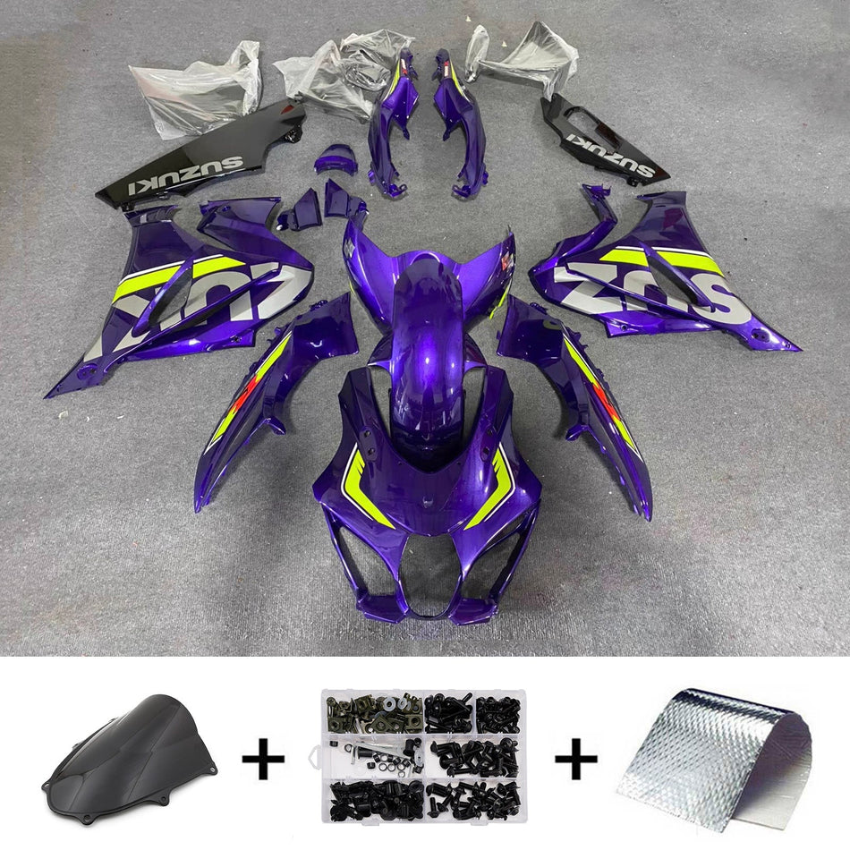 スズキ GSXR1000 2017-2025 K17用 インジェクションフェアリングキット ボディワーク プラスチック ABS