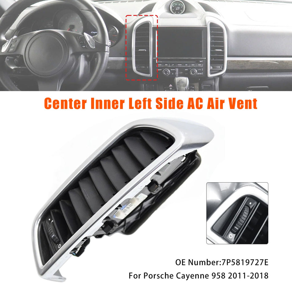 2011-2018 ポルシェ カイエン 958 センターインナー左側エアベント 7P5819727E
