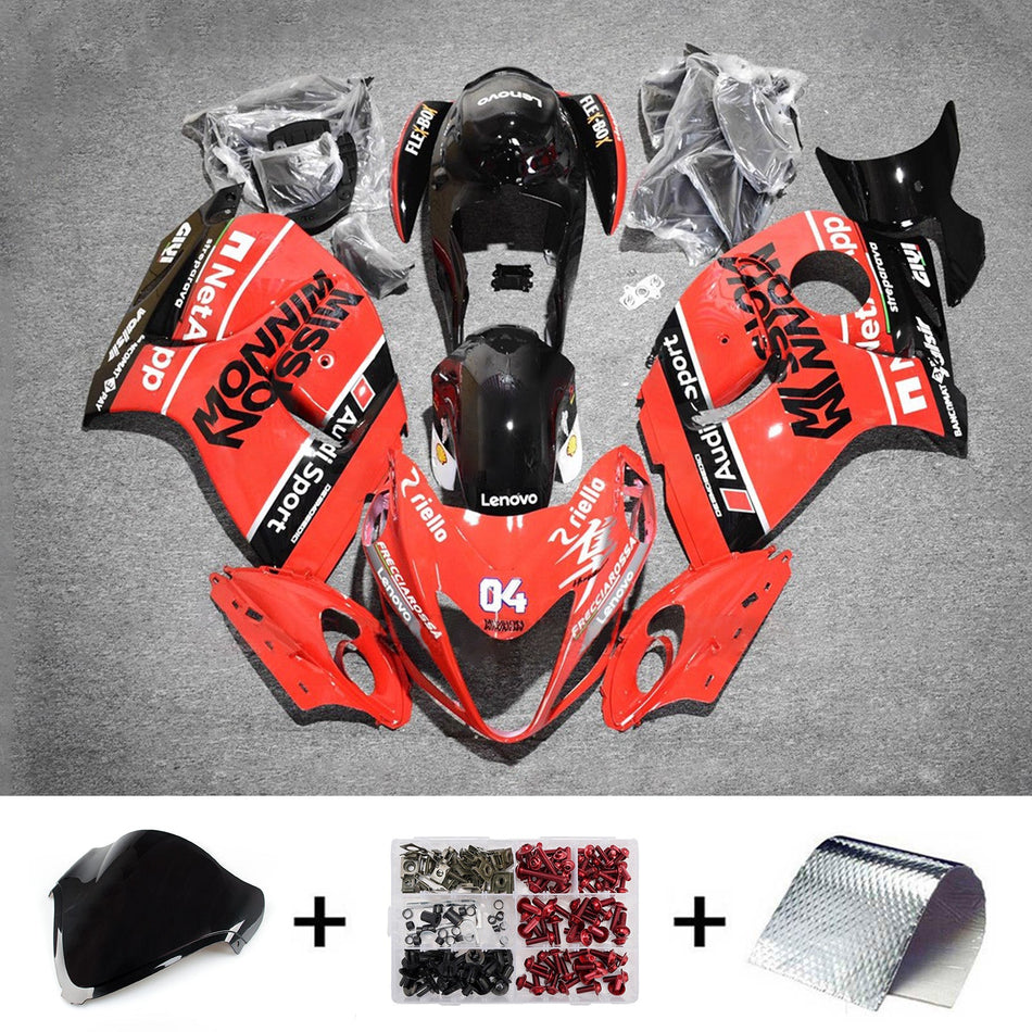 スズキ ハヤブサ GSX1300R 2008-2020 用 インジェクションフェアリングキット ボディワーク プラスチック ABS