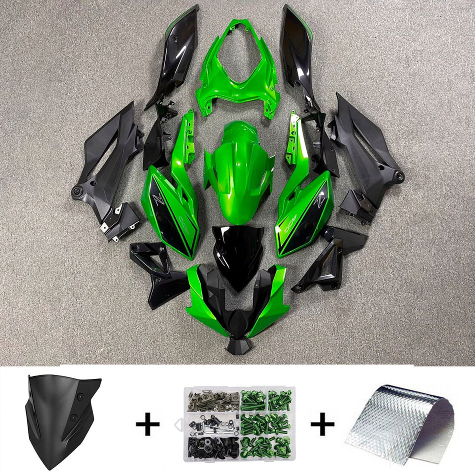 インジェクションフェアリングキット ボディワーク プラスチック ABS カワサキ Z400 2018-2024 に適合