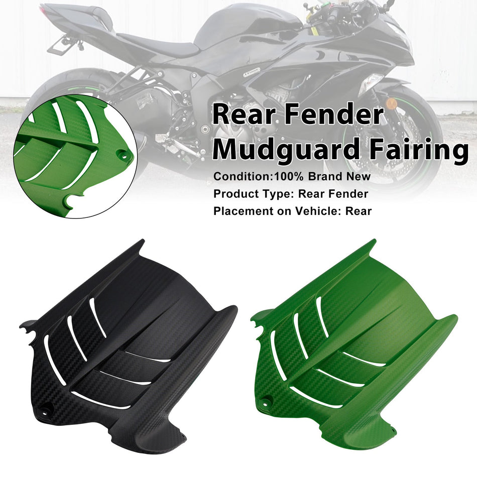 Kawasaki ZX-6R 636 2009-2025 用リアフェンダーマッドガードフェアリング