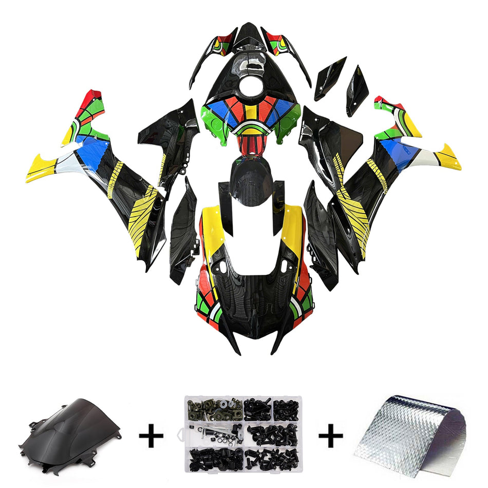 インジェクションフェアリングキット ボディワーク プラスチック ABS ヤマハ YZF-R1 2020-2025 に適合