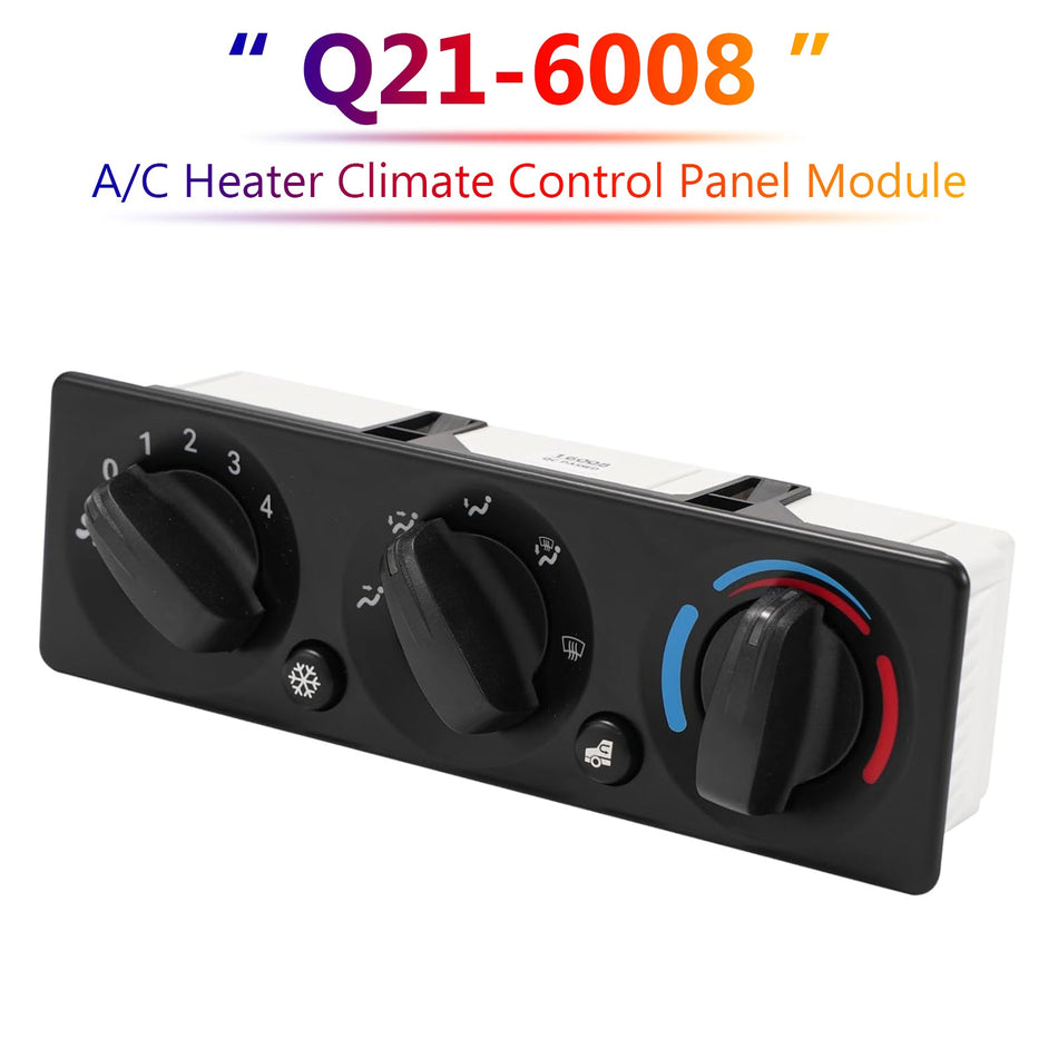 2010-2020年式 ピータービルト 587Q21-6008 HVAC A/C ヒーター クライメートコントロールパネルモジュール