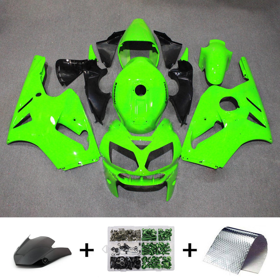 インジェクションフェアリングキット ボディワーク プラスチック ABS カワサキ ZX12R 2002-2005 に適合