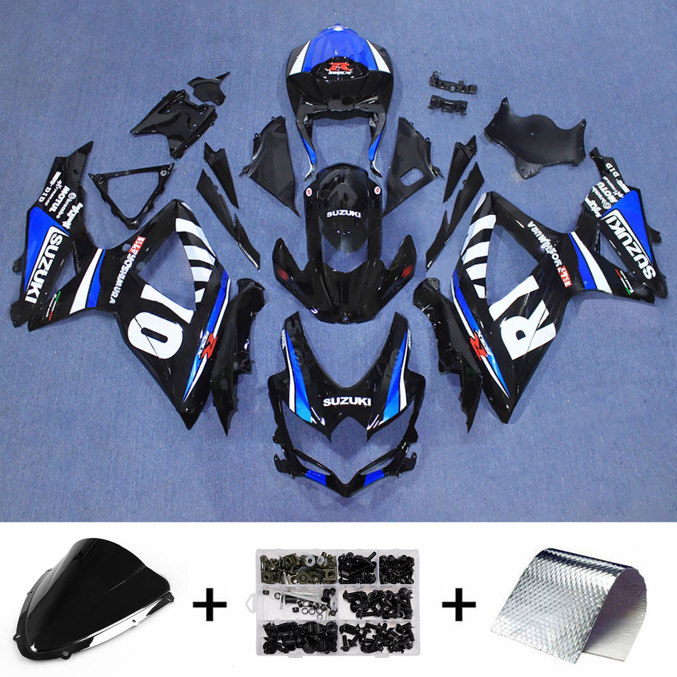スズキ GSXR 600/750 2008-2010 K8 用 インジェクションフェアリングキット ボディワーク プラスチック ABS