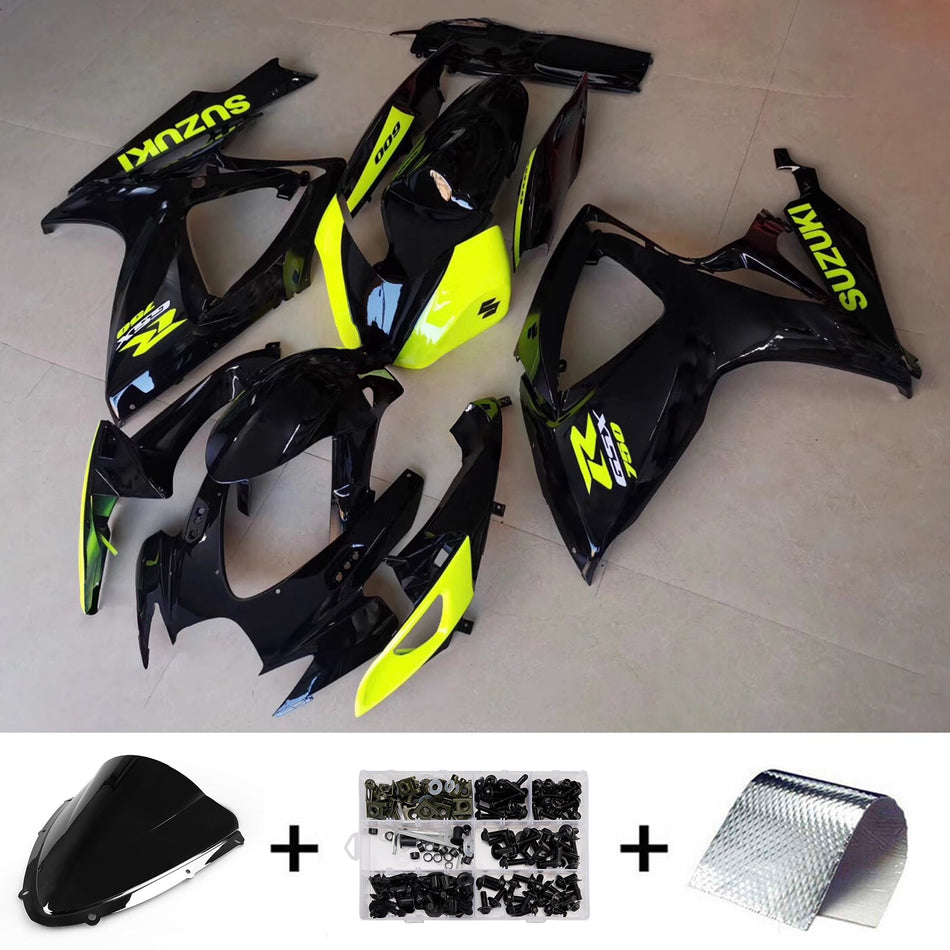 スズキ GSXR 600/750 2008-2010 K8 用 インジェクションフェアリングキット ボディワーク プラスチック ABS