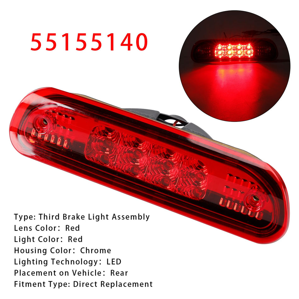 1999-2004 ジープ グランドチェロキー LED サードブレーキライト ストップランプ 55155140 レッド