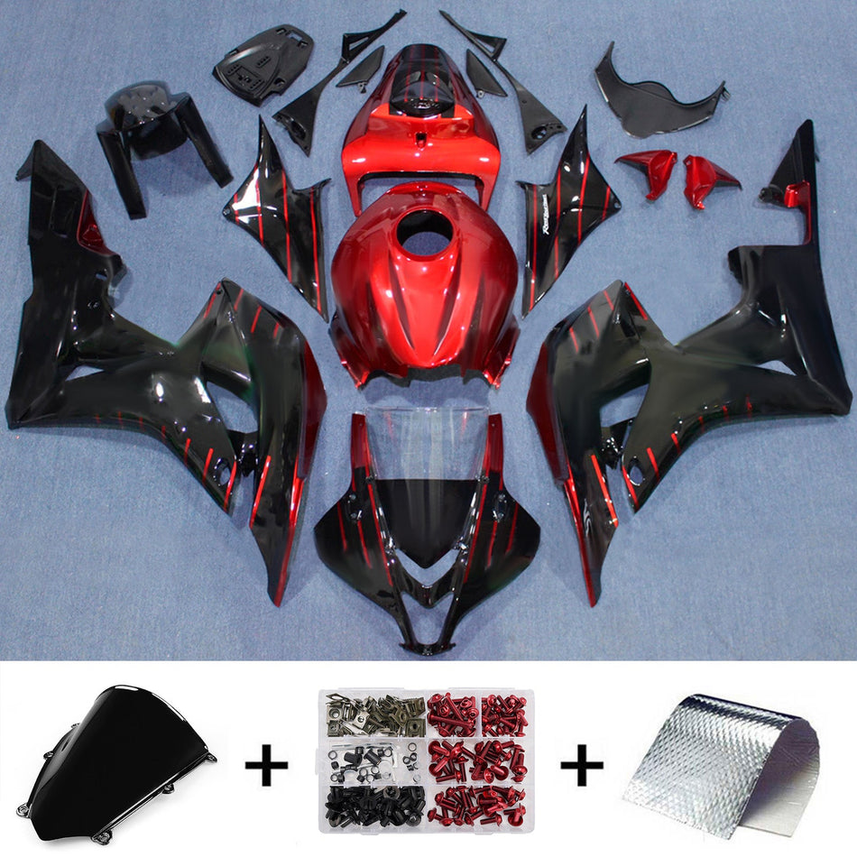 ホンダ CBR600RR 2007-2008 F5 用 ABS樹脂製インジェクションフェアリングキット