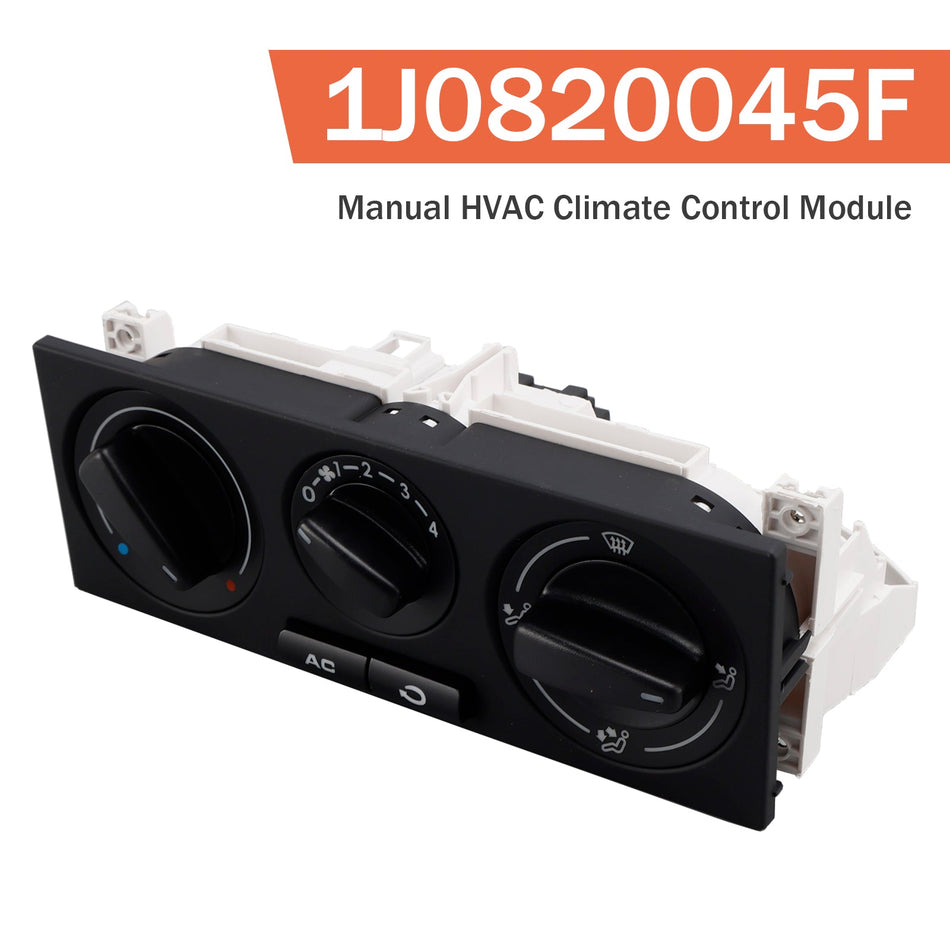 VW ゴルフ ジェッタ ビートル用 手動 HVAC クライメートコントロールモジュール 1J0820045F 599-152