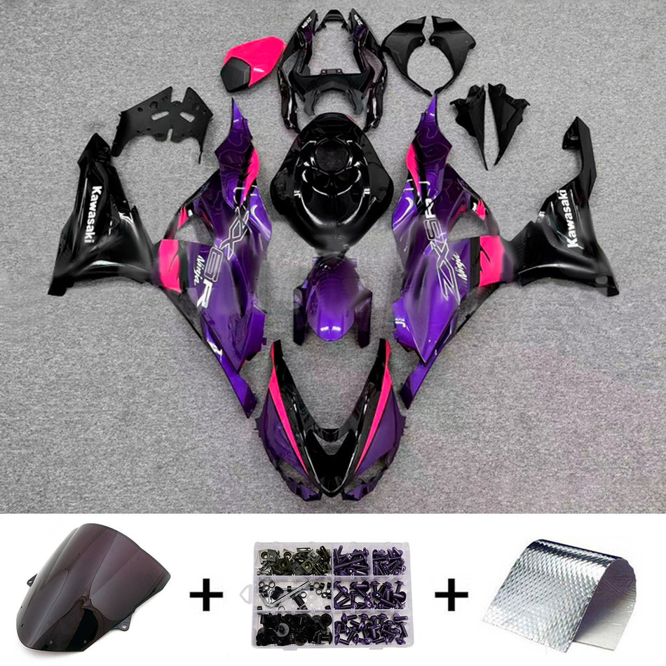 インジェクションフェアリングキット ボディワーク プラスチック ABS カワサキ ZX-6R 2024-2025 に適合