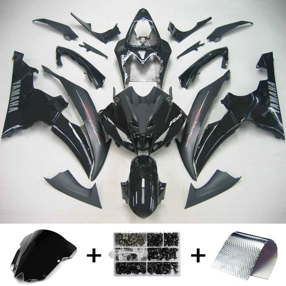 2008-2016 ヤマハ YZF 600 R6 インジェクションフェアリングキット ボディワーク プラスチック ABS #132