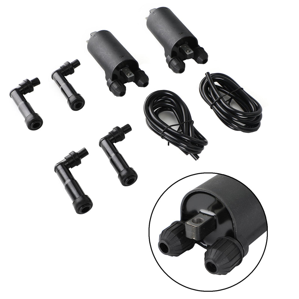 ホンダ CB650 CB650C CB650SC GL1100 GL1200 汎用イグニッションコイルキャップとワイヤー