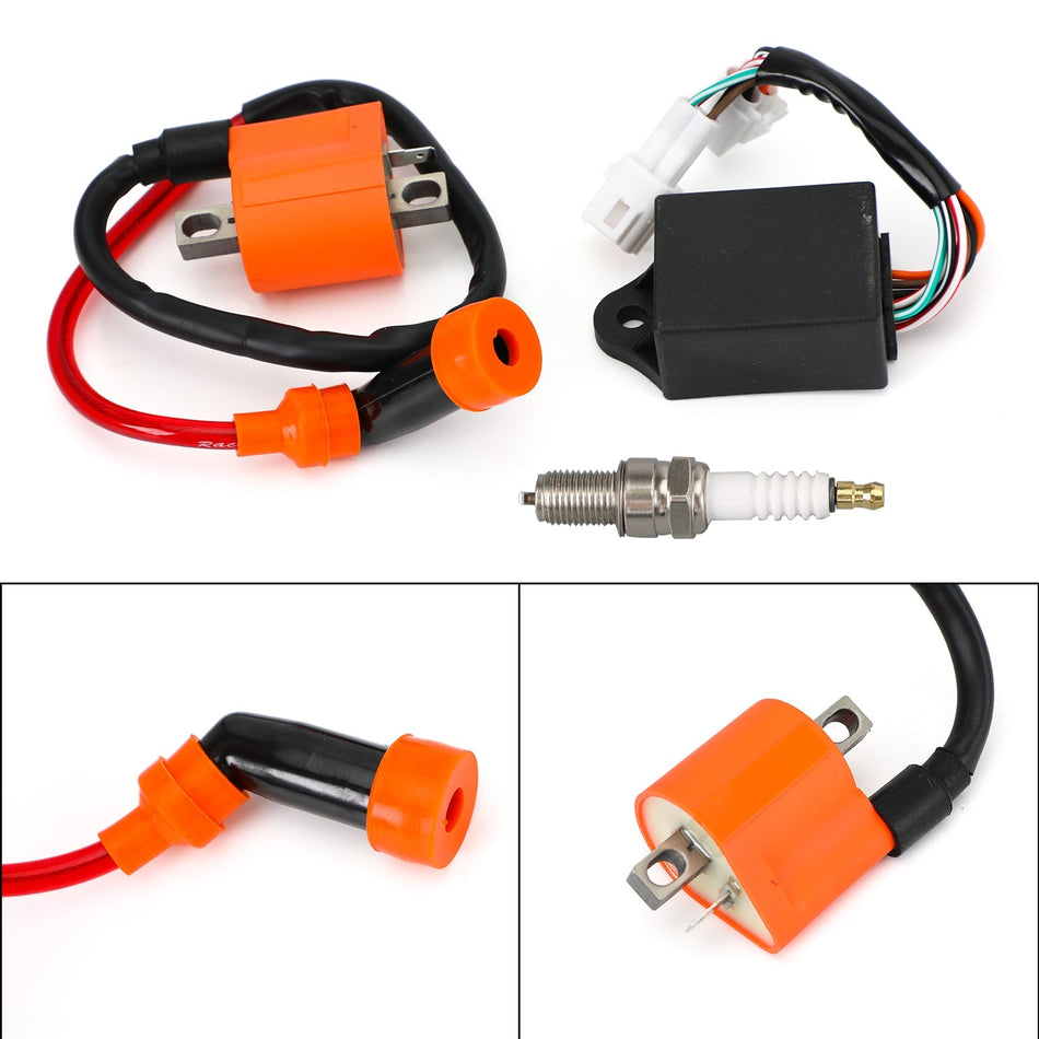 ヤマハ ティンバーウルフ 250 YFB250 ベアトラッカー YFM250 汎用点火コイル スパークプラグ CDI