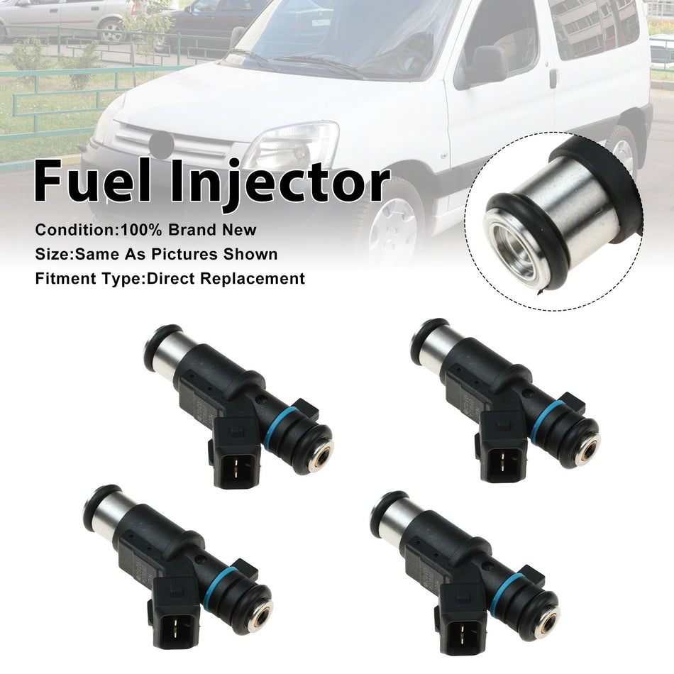 シトロエン ベルランゴ 1996-2011 C2 1.4L 2003-2009 1984e0 用燃料インジェクター 4個セット