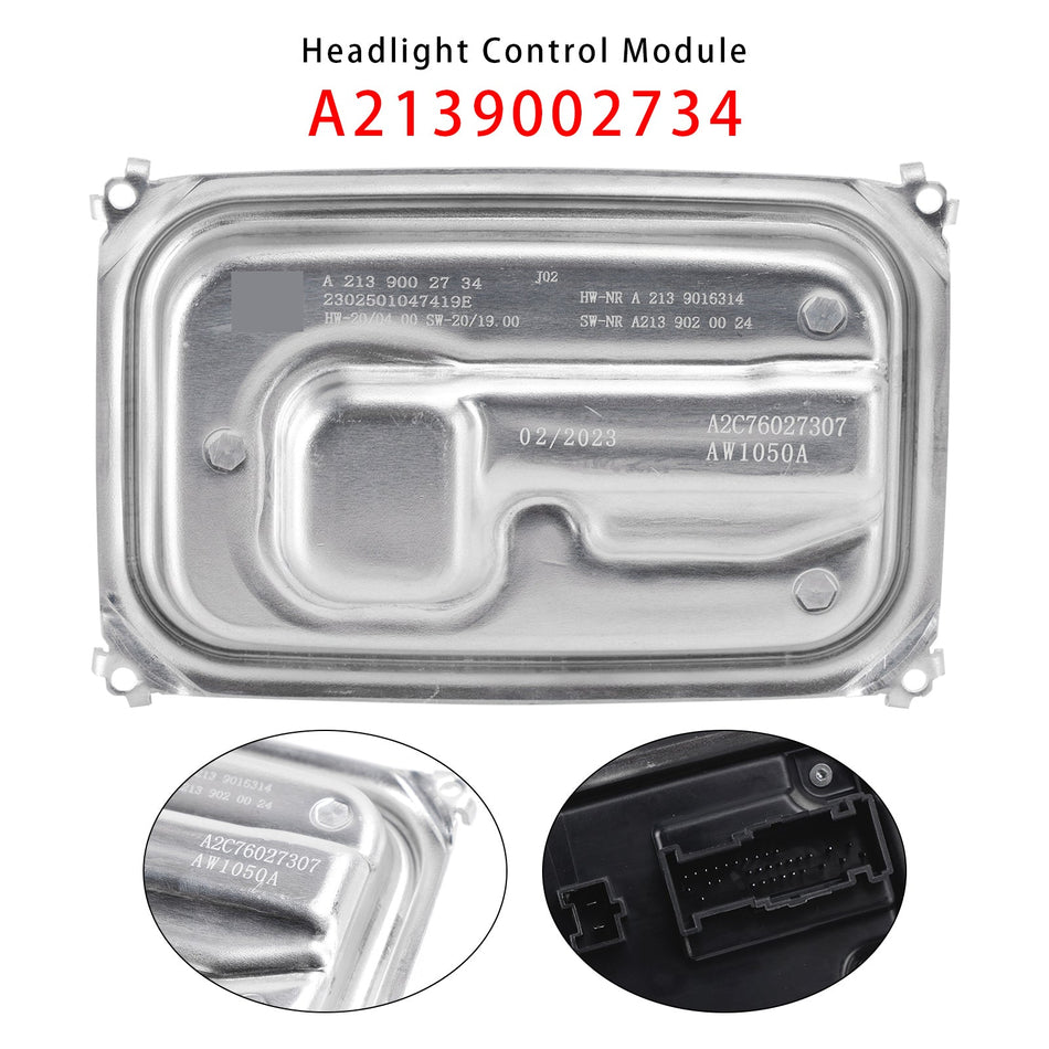 LEDヘッドライトコントロールモジュール A2139002734 メルセデス X247 W213 W177 W167 W447用