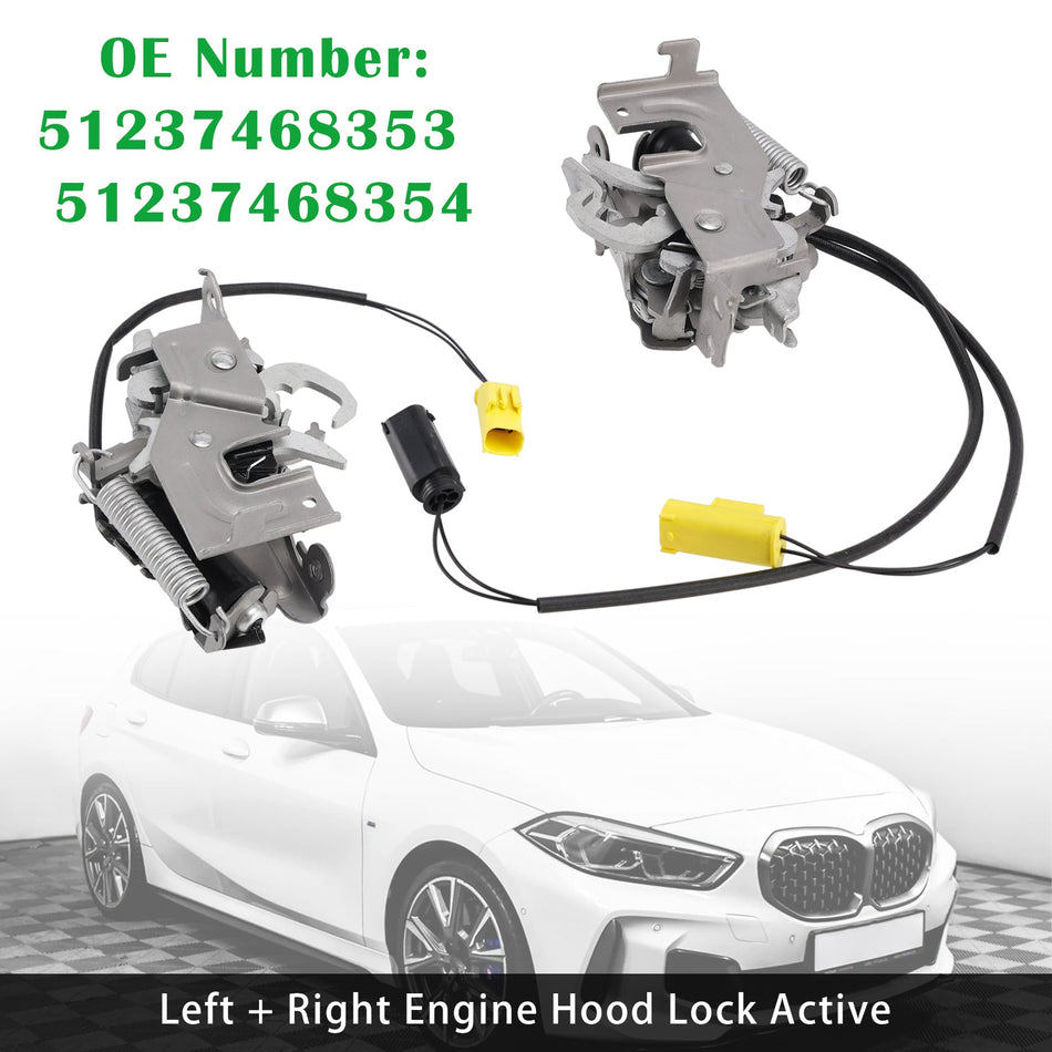 BMW 1 F40 3 G20/G21 2019-2024 用 左右フードロック 51237468353/354