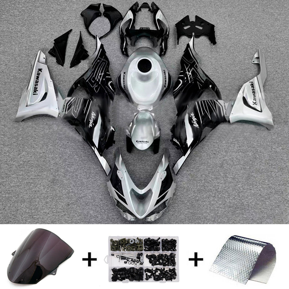 インジェクションフェアリングキット ボディワーク プラスチック ABS カワサキ ZX-6R 2024-2025 に適合