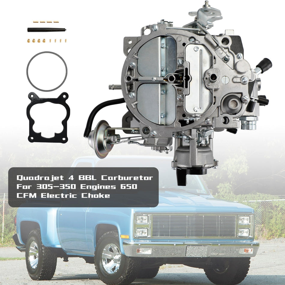 1982-1985 シボレー カーズ &amp; トラック クアドラジェット 4 BBL キャブレター 305-350 エンジン 650 CFM 電動チョーク