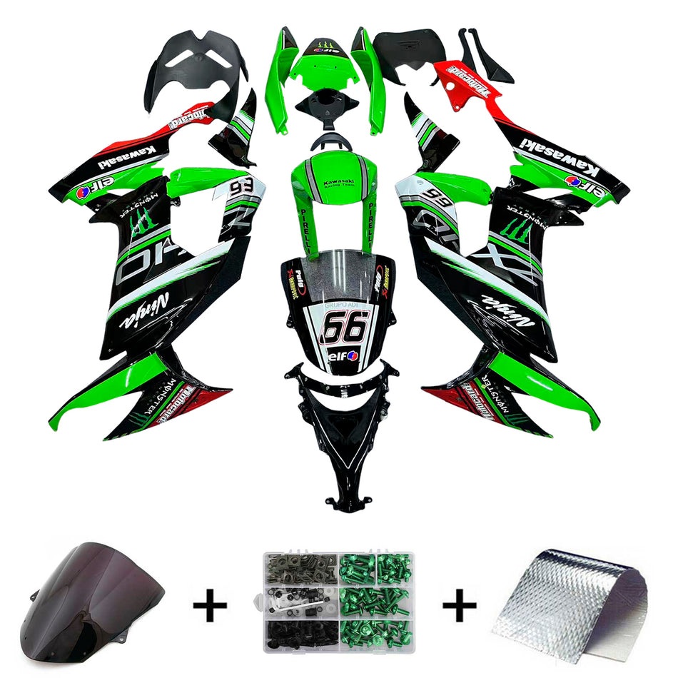2008-2010 カワサキ ZX10R インジェクションフェアリングキット ボディワーク プラスチック ABS#142