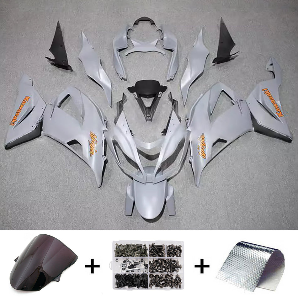 インジェクションフェアリングキット ボディワーク プラスチック ABS カワサキ ZX6R 636 2013-2018 に適合