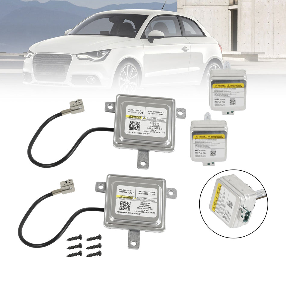 2010-2016 Audi A4 S4 キセノンバラスト &amp; D3S バルブ HID ライトコントロールユニットモジュール 8K0941597E