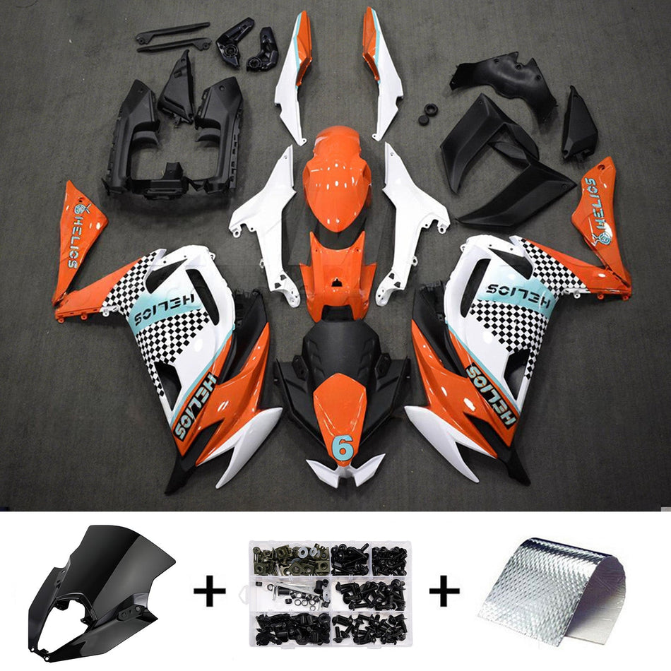 インジェクションフェアリングキット ボディワーク ABS カワサキ ER-6F Ninja650 2020-2025 に適合