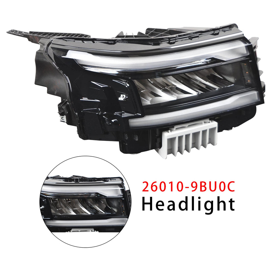 2022-2025年式 日産フロンティア用 フロント右LEDヘッドライト（デイタイムランニングライト付き）26010-9BU0C